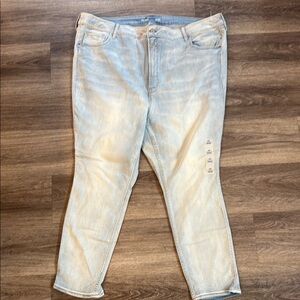 Old Navy Blue Jeans Comfortable Fit Extra High rise Rockstar Super Skinny